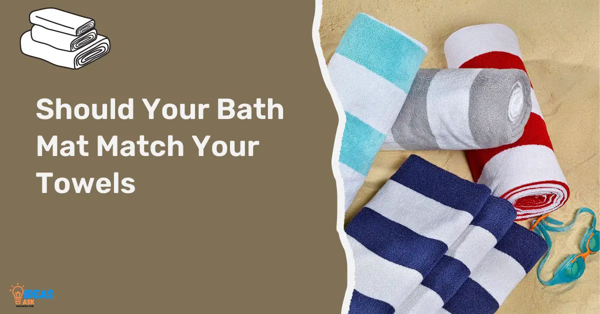 Should Your Bath Mat Match Your Towels