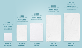 regular size bath towels