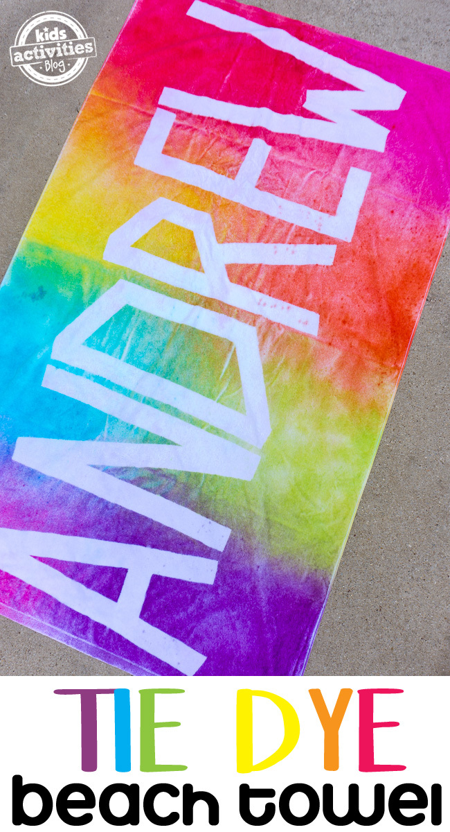 Can You Tie Dye a Beach Towel 2553