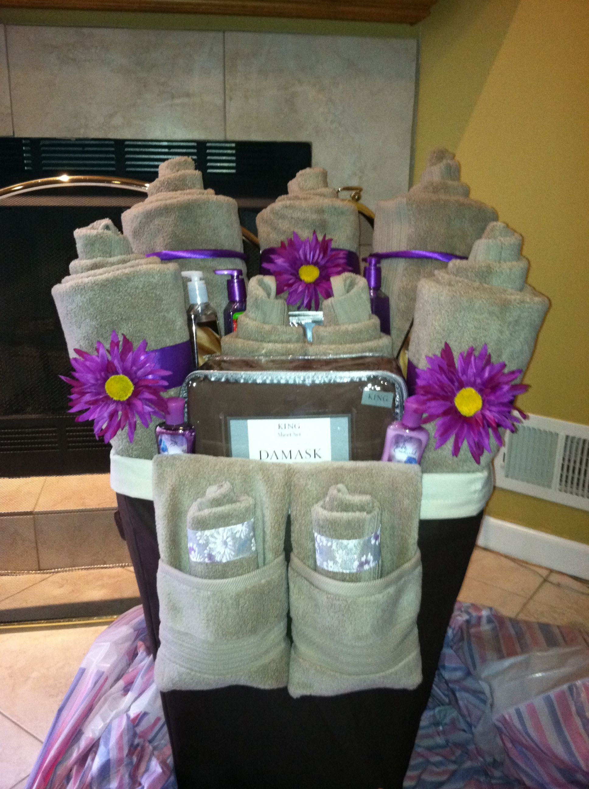 Gift Basket Ideas With Bath Towels 2716