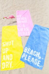 How to Sew a Beach Towel