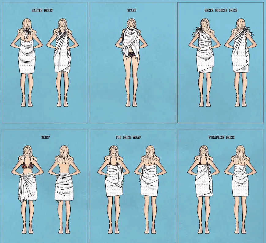 How To Wear A Turkish Towel