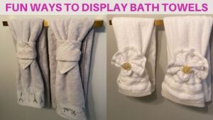 How to Fold Decorative Bath Towels