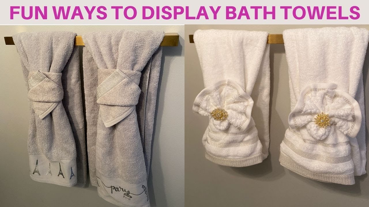 How to Fold Decorative Bath Towels 1431