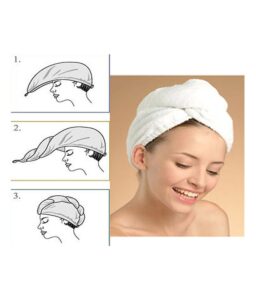 How to Tie Towel After Head Bath