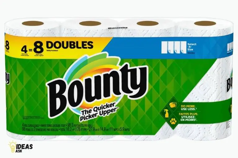 are bounty paper towels bleached