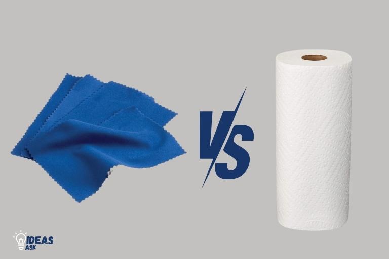 microfiber cloth vs paper towels