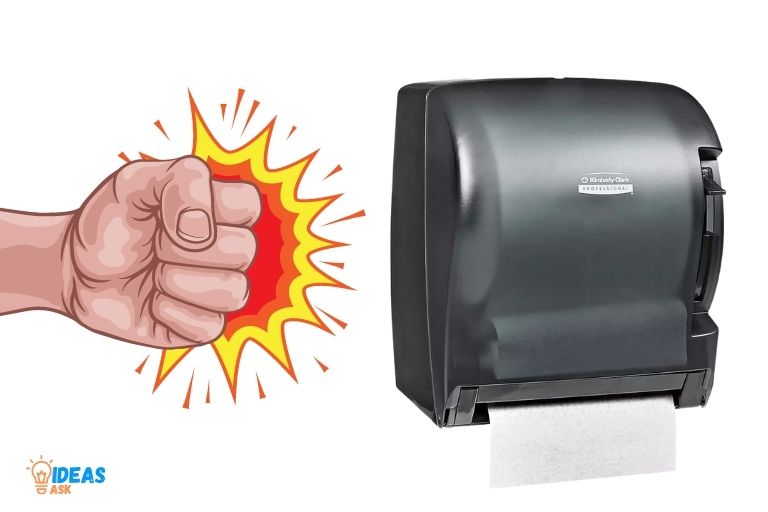 why did walt punch the paper towel dispenser