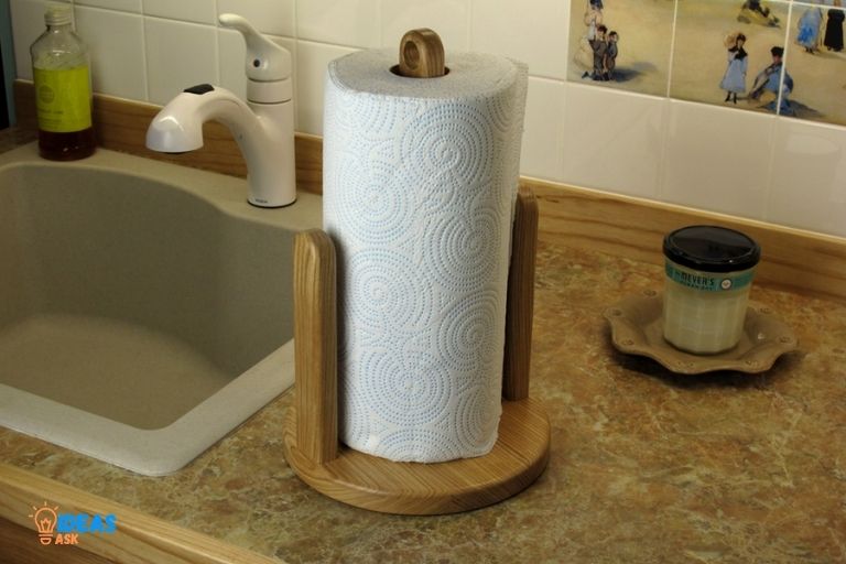 Diy Vertical Paper Towel Holder