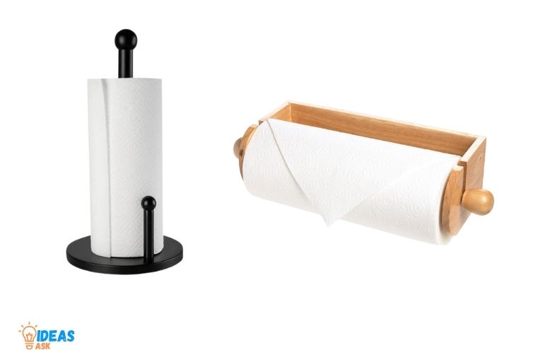 diy wooden paper towel holder