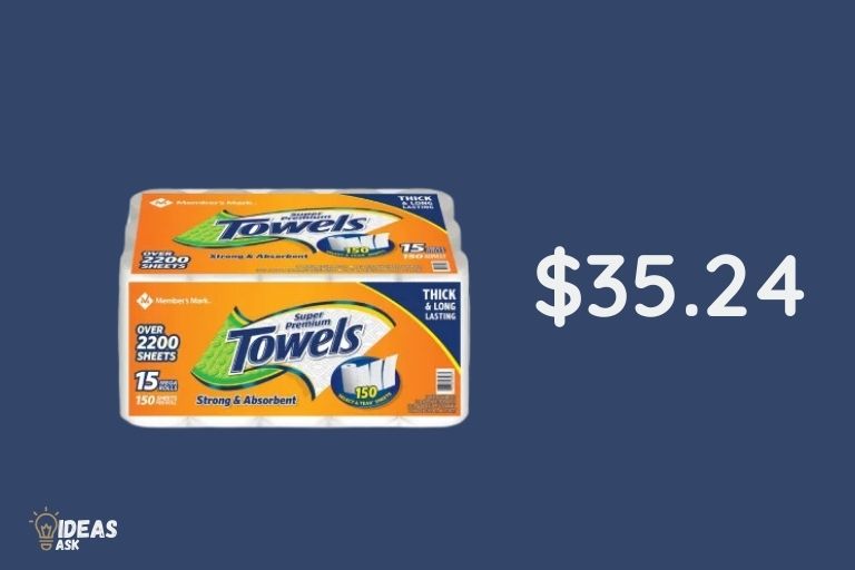 how much is paper towels at sams club 1