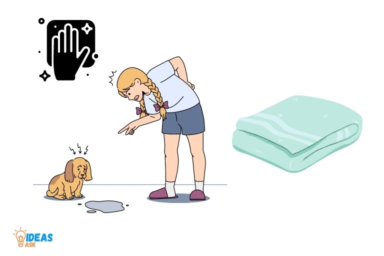 how to clean up dog pee without paper towels