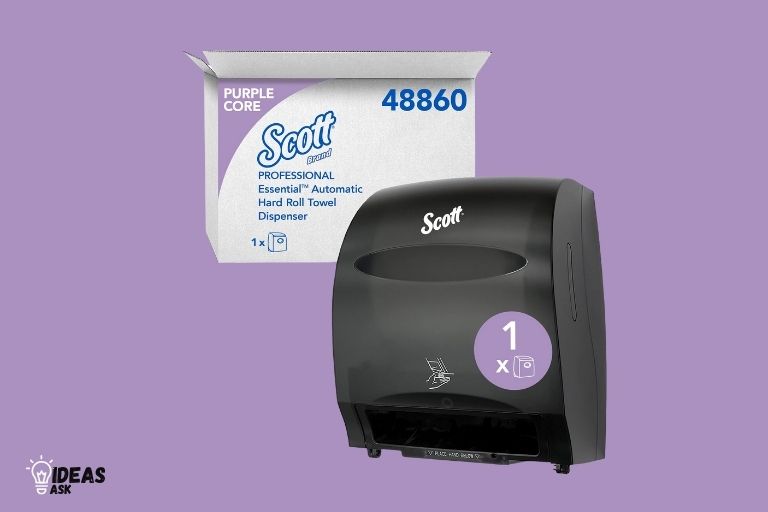 how to open scott paper towel dispenser