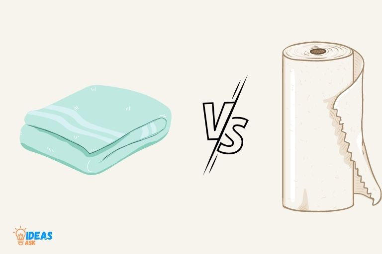 shop towels vs paper towels