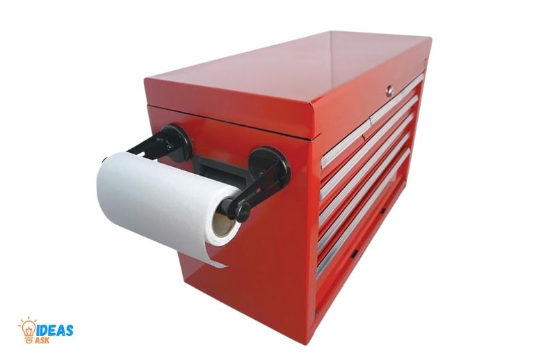 tool box paper towel holder