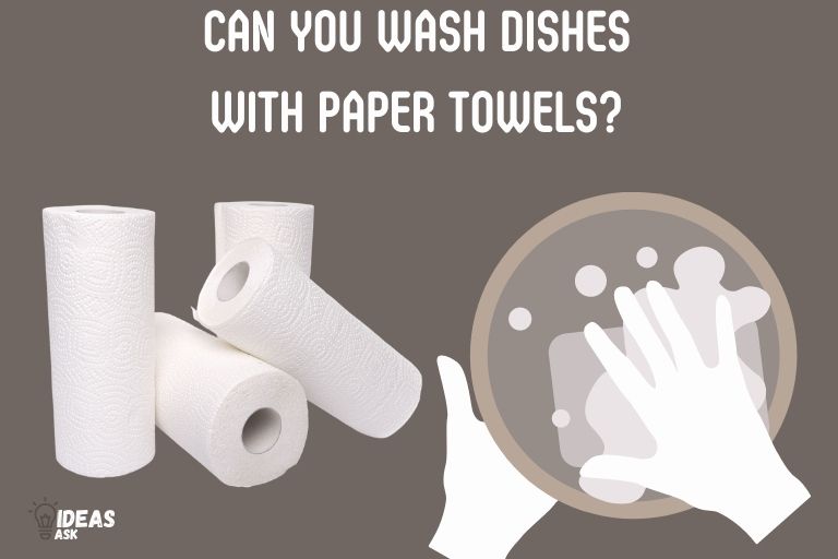 Can You Wash Dishes With Paper Towels