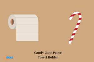 Candy Cane Paper Towel Holder! Unique & Practical Accessory