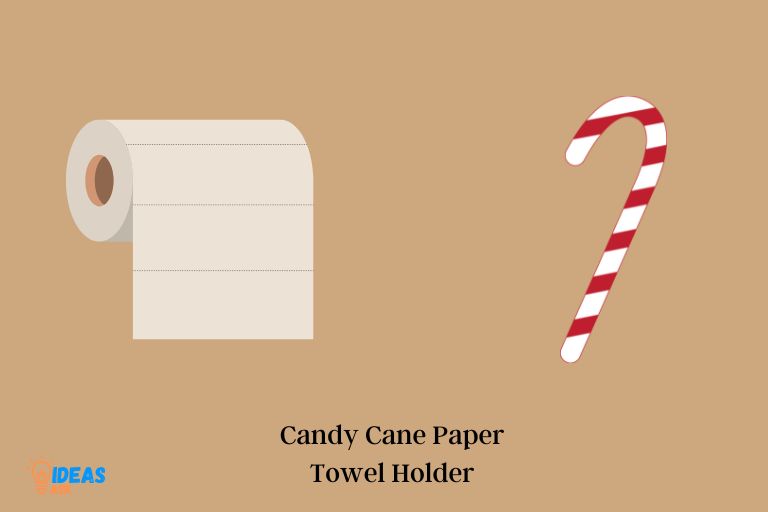 Candy Cane Paper Towel Holder