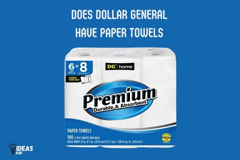 Does Dollar General Have Paper Towels