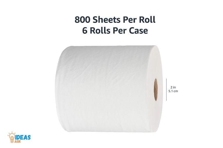 how thick is a paper towel roll