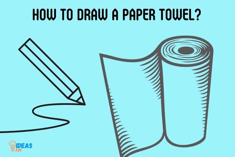 how to draw a paper towel 1