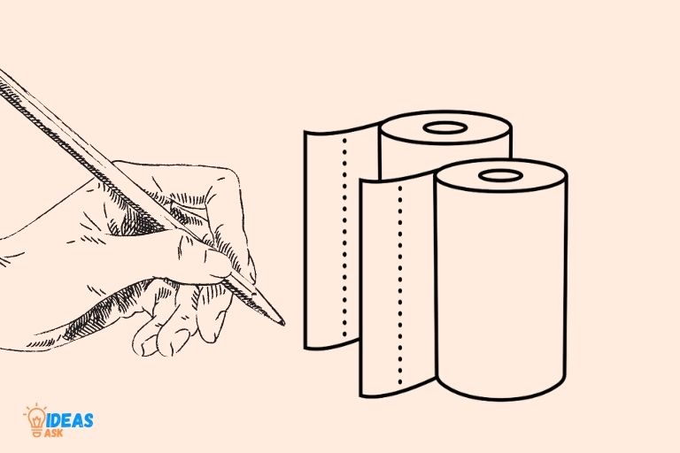 how to draw paper towels