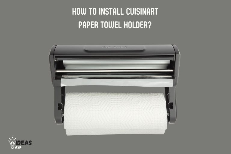 how to install cuisinart paper towel holder