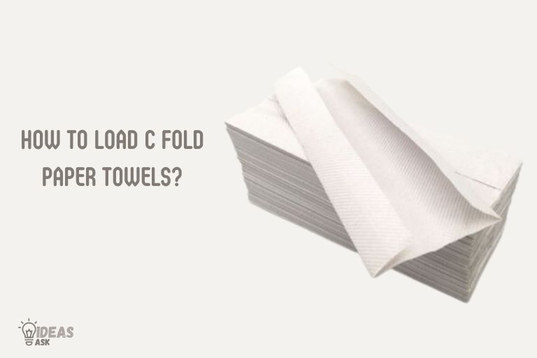 how to load c fold paper towels