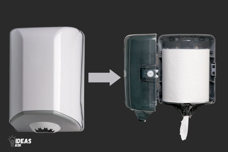 how to load center pull paper towel dispenser