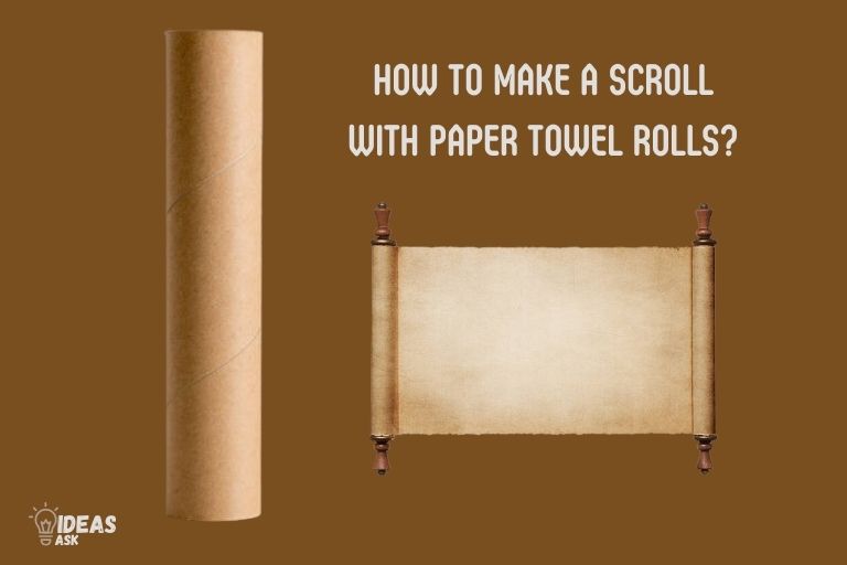 how to make a scroll with paper towel rolls 1