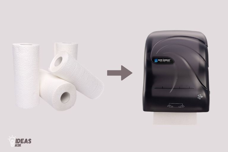 how to put paper towel in dispenser san jamar