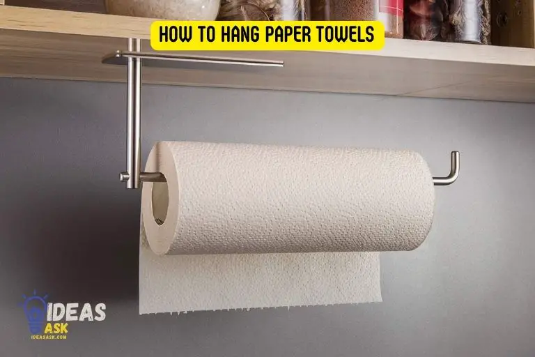 How to Hang Paper Towels 1