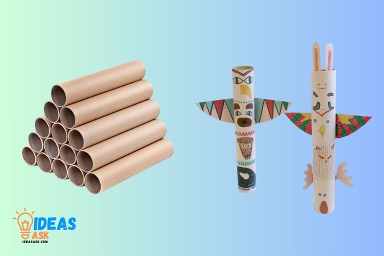 How to Make a Totem Pole With Paper Towel Roll 1