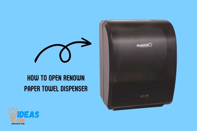 How to Open Renown Paper Towel Dispenser 1