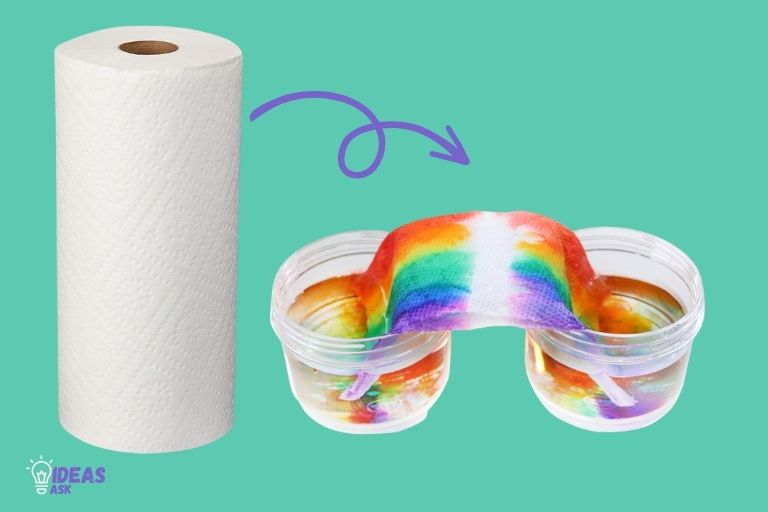 how to grow a rainbow on a paper towel
