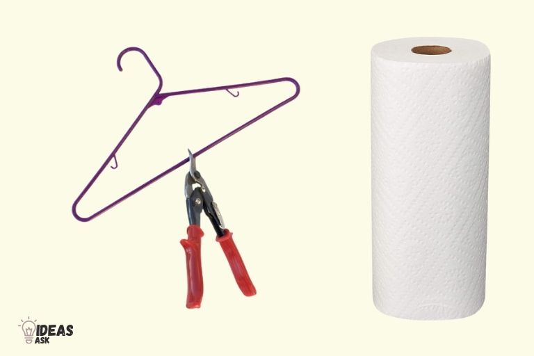 how to make a paper towel holder with a hanger