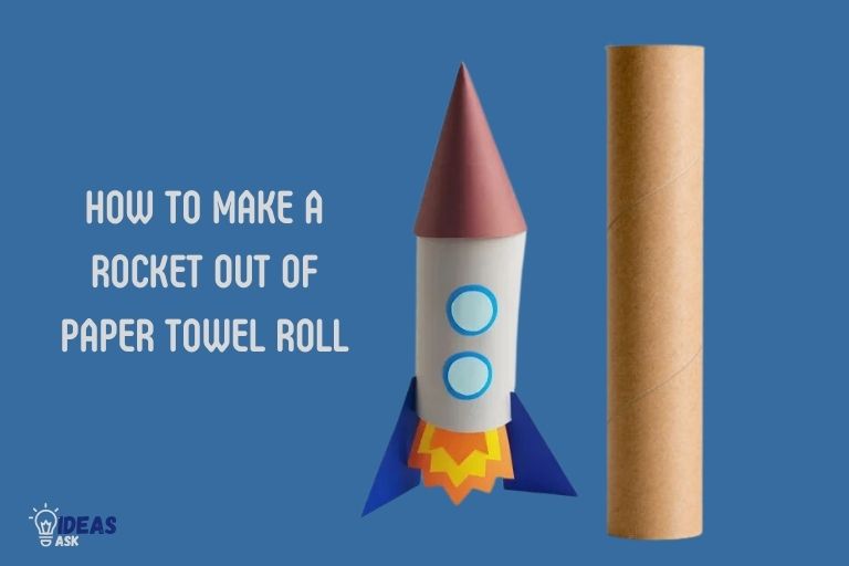how to make a rocket out of paper towel roll