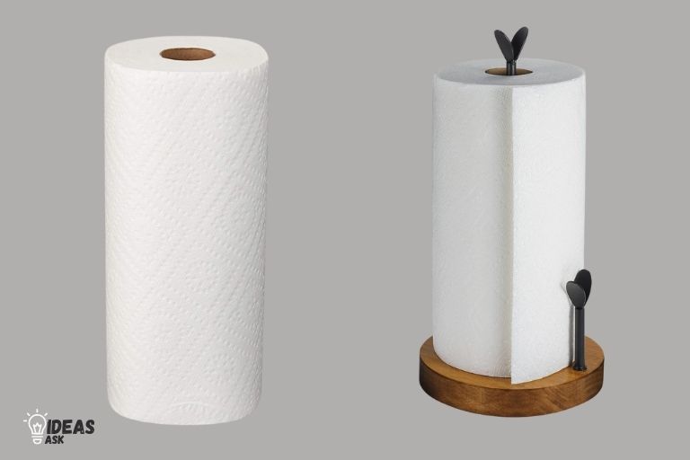 how to make a standing paper towel holder