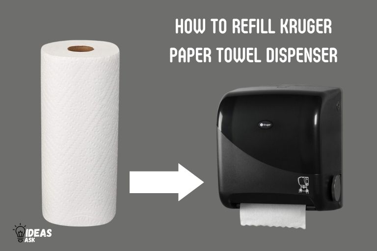how to refill kruger paper towel dispenser