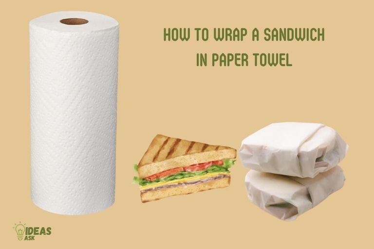 how to wrap a sandwich in paper towel