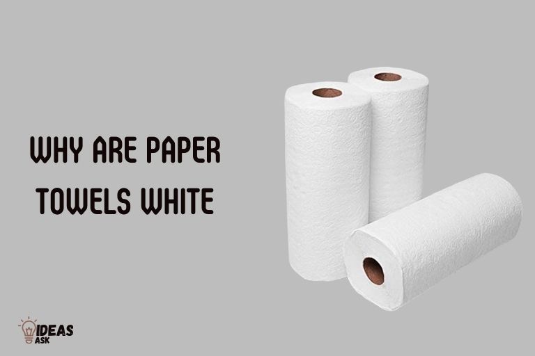 why are paper towels white