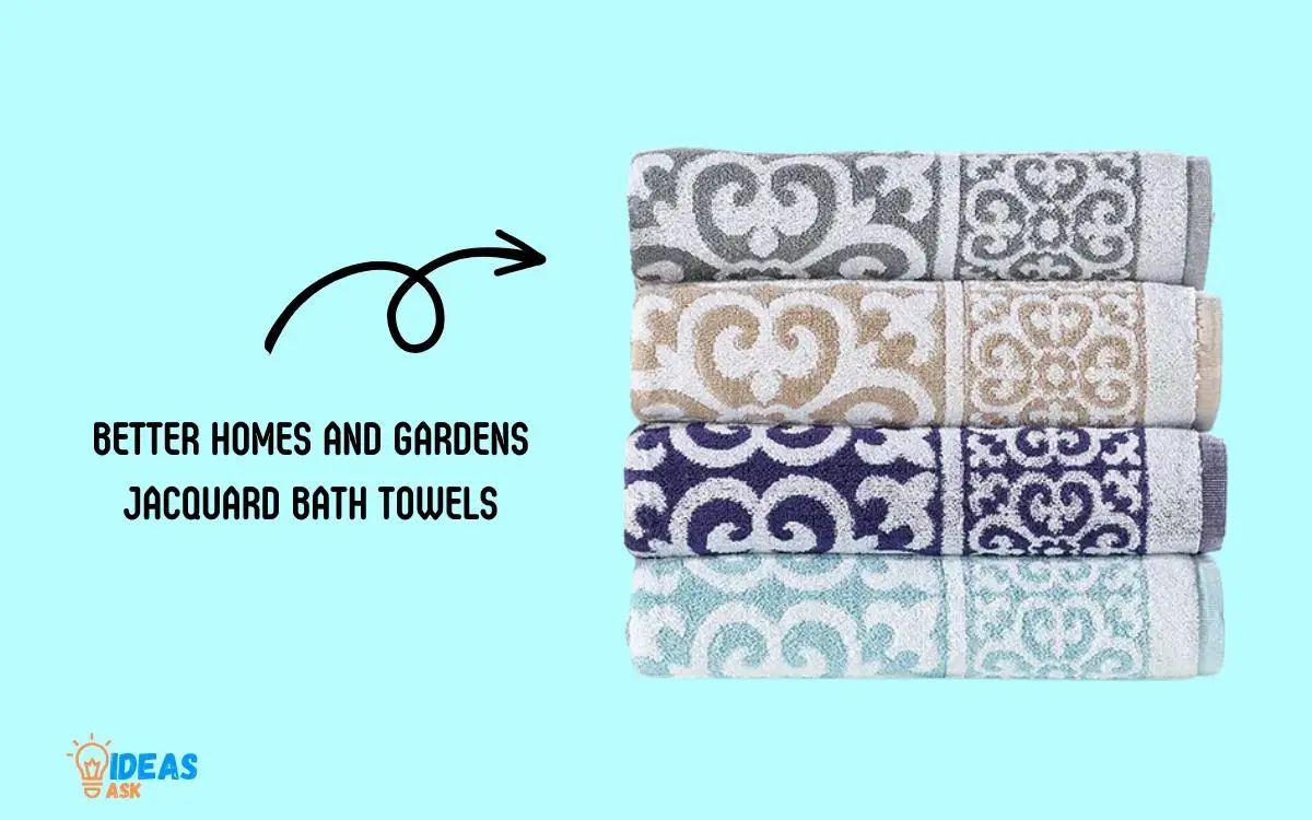 Better Homes and Gardens Jacquard Bath Towels