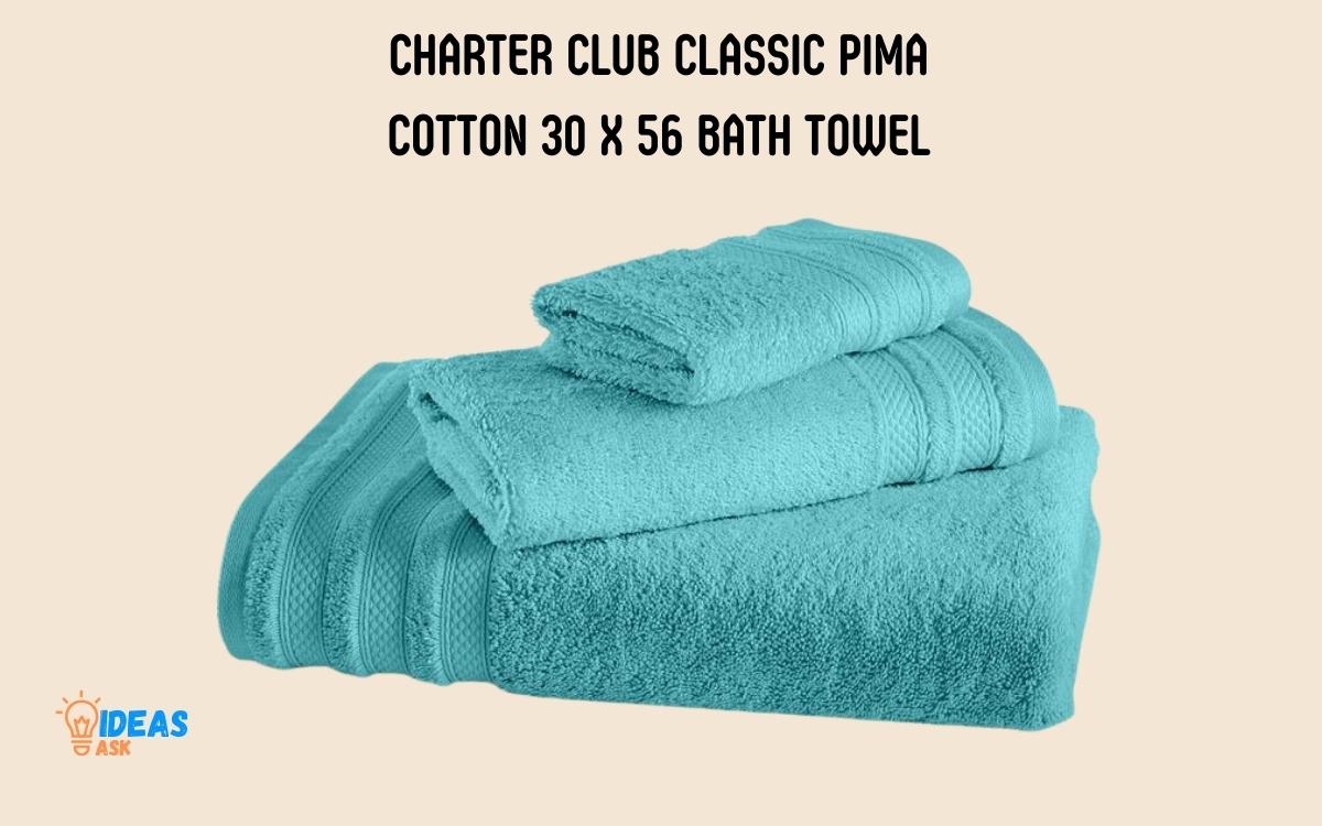 Charter Club Classic Pima Cotton 30 X 56 Bath Towel