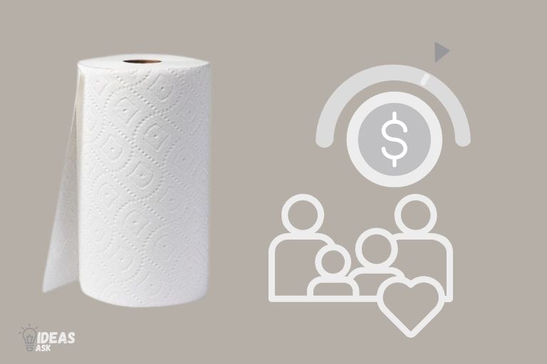 how much does the average household spend on paper towels