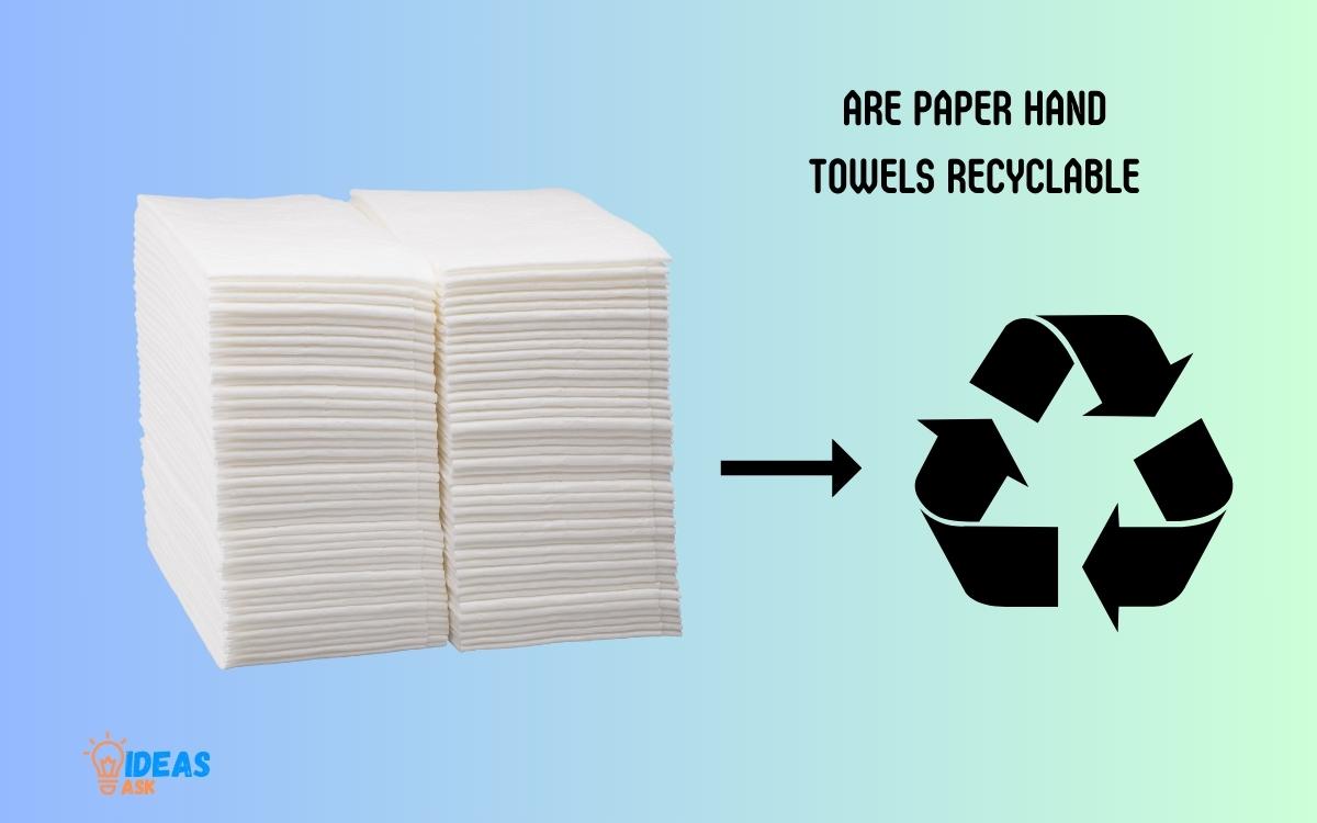 Are Paper Hand Towels Recyclable 1