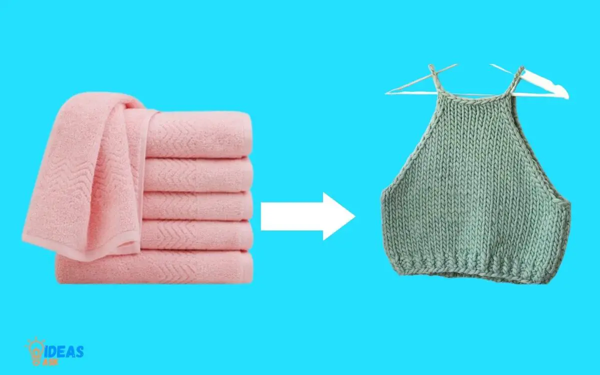 Hand Towels with Knitted Tops