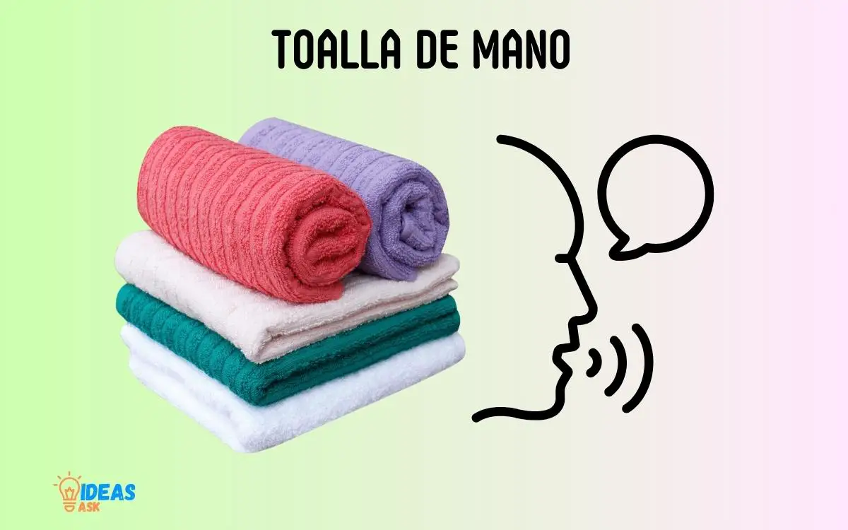 How Do You Say Hand Towel in Spanish