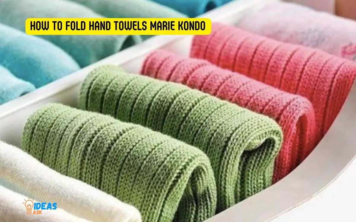 How to Fold Hand Towels Marie Kondo
