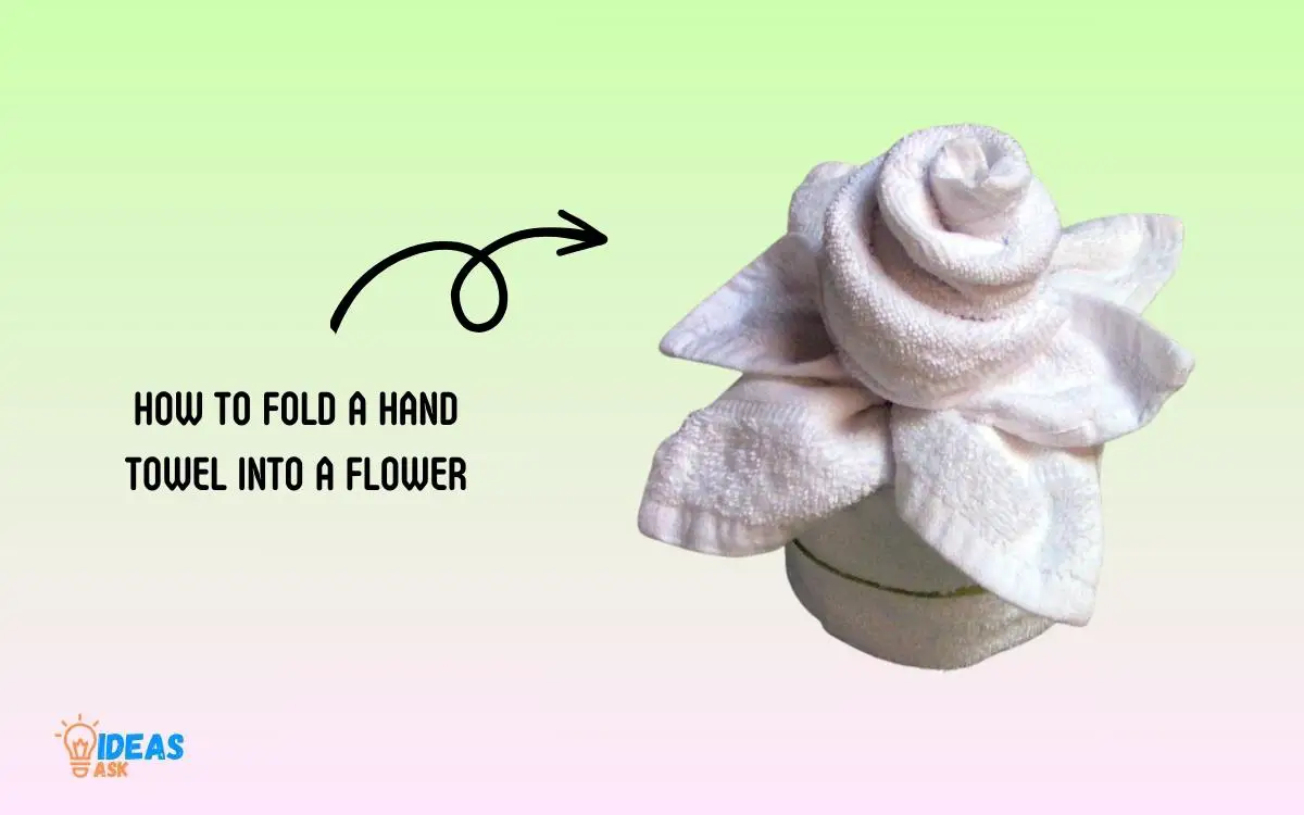 How to Fold a Hand Towel into a Flower