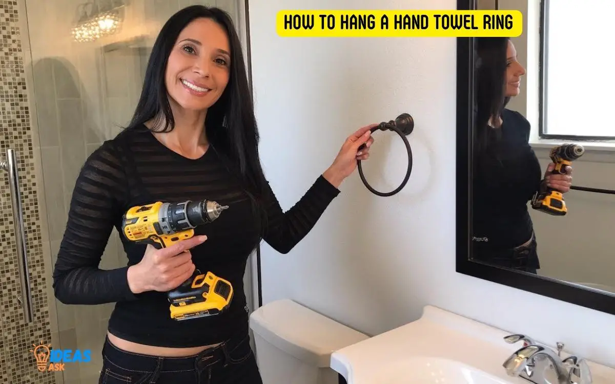 How to Hang a Hand Towel Ring